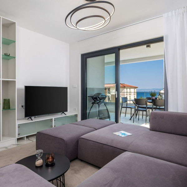 Living room, VILA E - Malinska, Hadrie - Experience Elevated Malinska, Krk