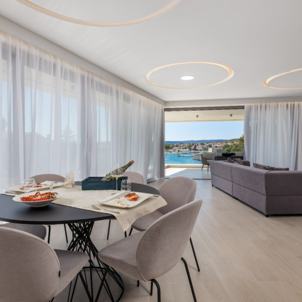 Living room, VILA A - Grad Krk, Hadrie - Experience Elevated Malinska, Krk