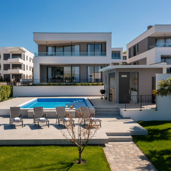 Living room, VILA B - Malinska, Hadrie - Experience Elevated Malinska, Krk